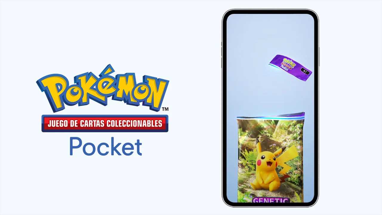 JCC Pokémon Pocket tiene un truco detrás de los sobres doblados.