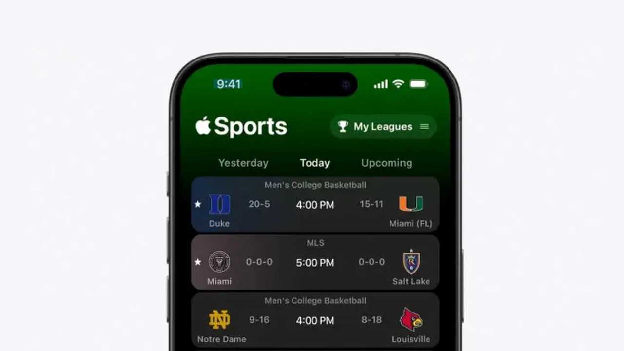 Sigue LaLiga y más con la app Apple Sports